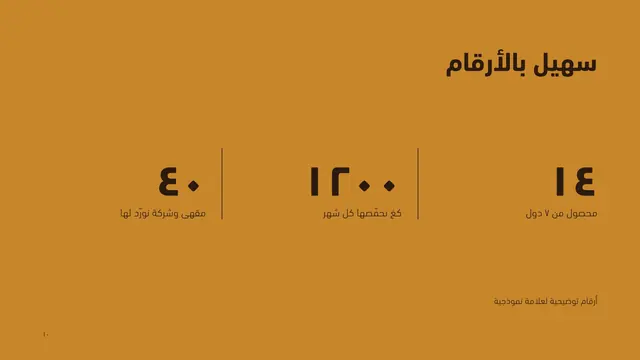 بروفايل سهيل: صفحة الأرقام التوضيحية